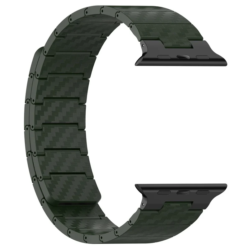 Apple Watch Series 8 (41mm) carbon fiber style magnetic strap