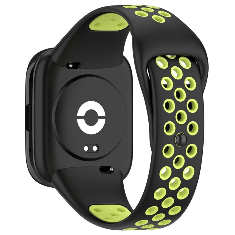 Xiaomi Redmi Watch 3 / Lite 3 / 3 Active dual color silicone strap - Black / Lime