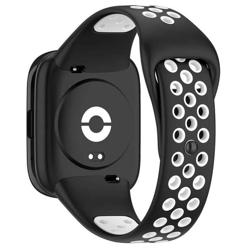 Xiaomi Redmi Watch 3 / Lite 3 / 3 Active dual color silicone strap - Black / Lime