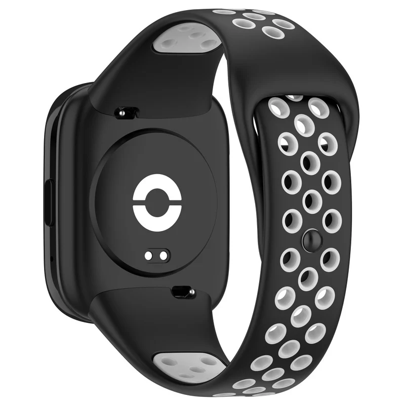 Xiaomi Redmi Watch 3 / Lite 3 / 3 Active dual color silicone strap - Black / Lime