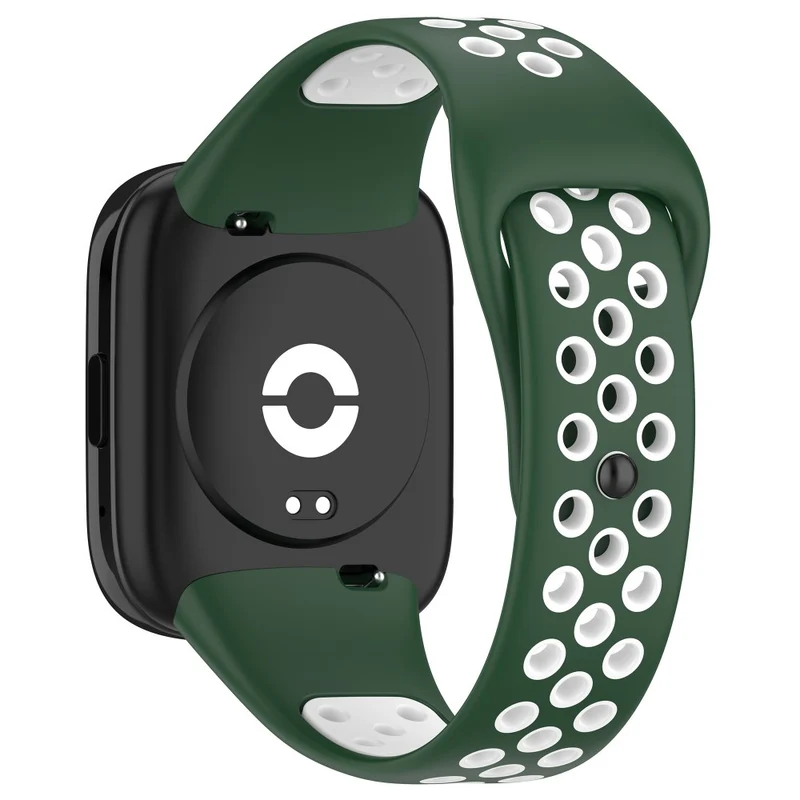 Xiaomi Redmi Watch 3 / Lite 3 / 3 Active dual color silicone strap - Black / Lime