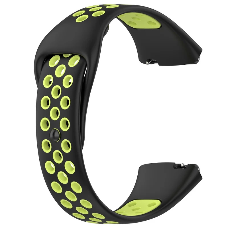 Xiaomi Redmi Watch 3 / Lite 3 / 3 Active dual color silicone strap - Black / Lime
