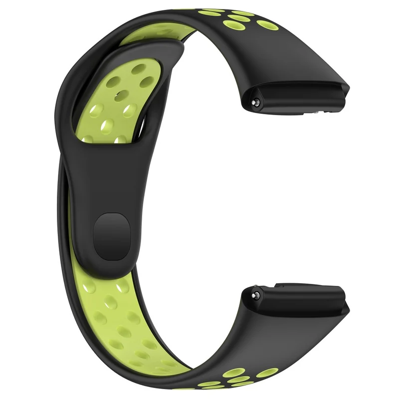 Xiaomi Redmi Watch 3 / Lite 3 / 3 Active dual color silicone strap - Black / Lime