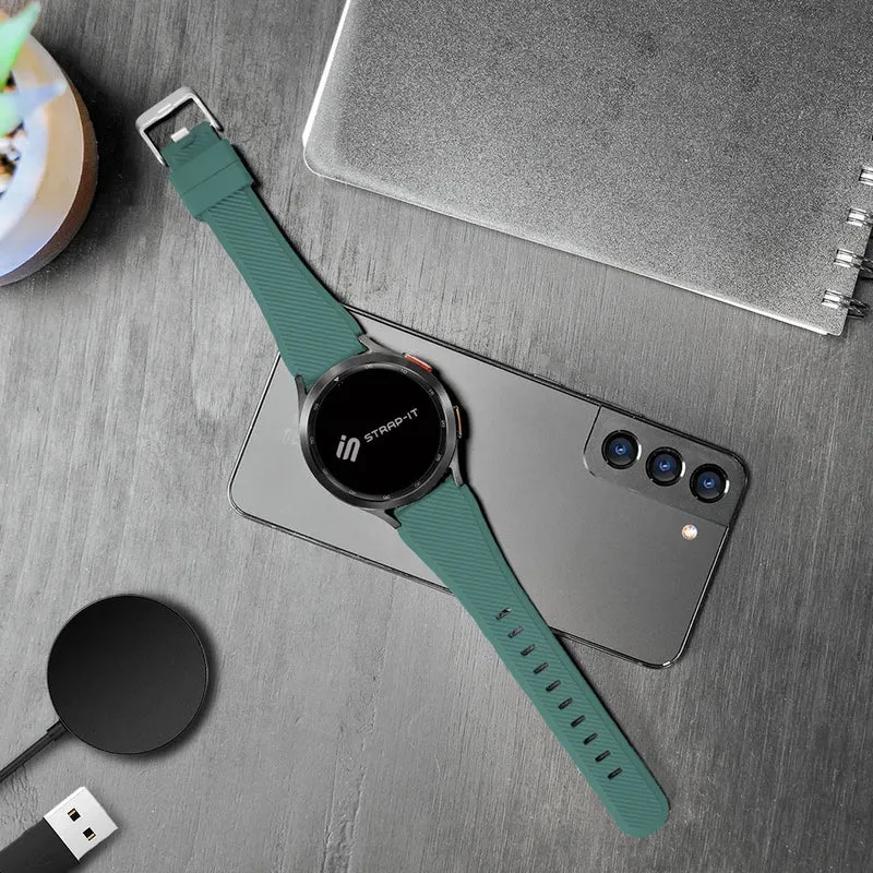 Amazfit Cheetah 2 Ultra Twill Silikonarmband (Viridiangrün)