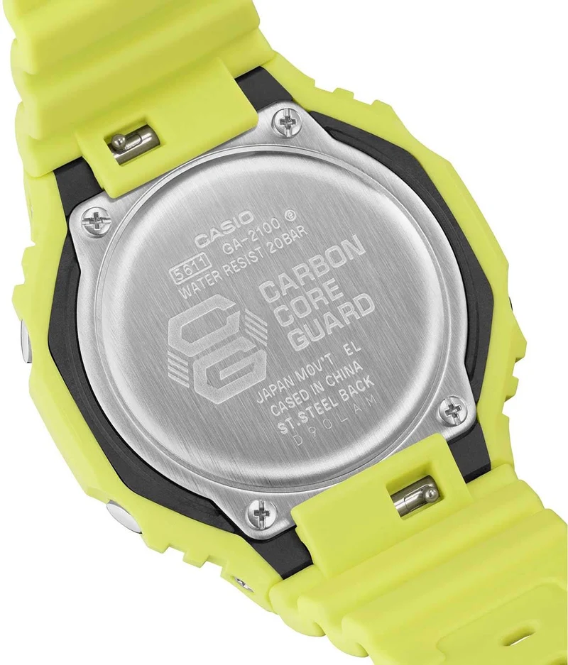 Casio G-Shock GA-2100-9A9ER Herrenuhr • Carbon • Octagon