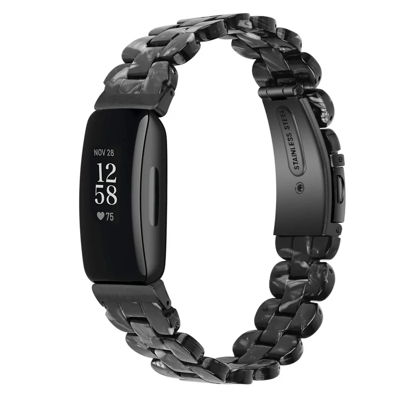 Fitbit Inspire 3 oval resin style stainless steel strap