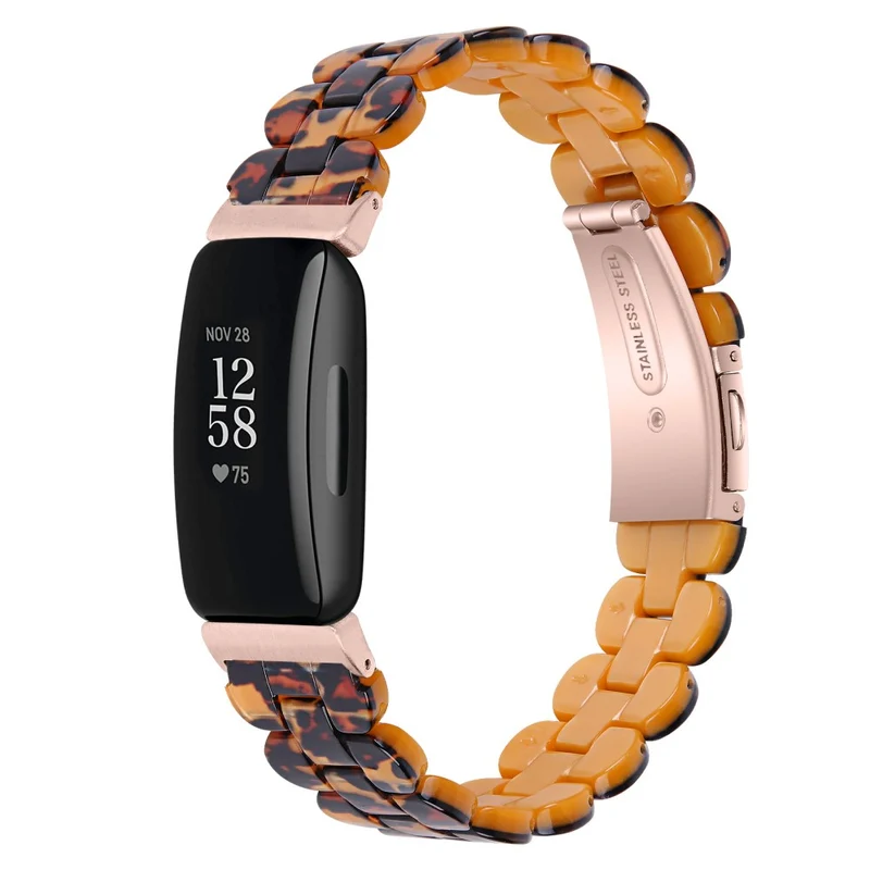 Fitbit Inspire 3 oval resin style stainless steel strap