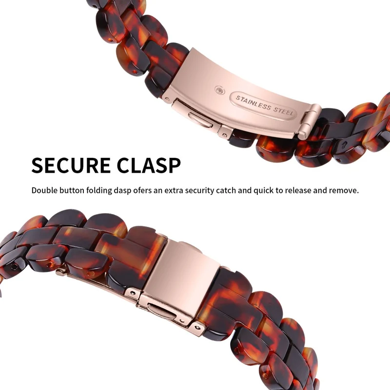 Fitbit Inspire 3 oval resin style stainless steel strap