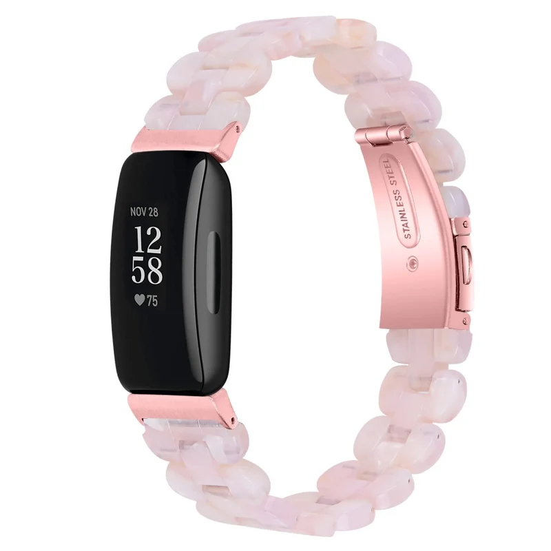 Fitbit Inspire 3 oval resin style stainless steel strap