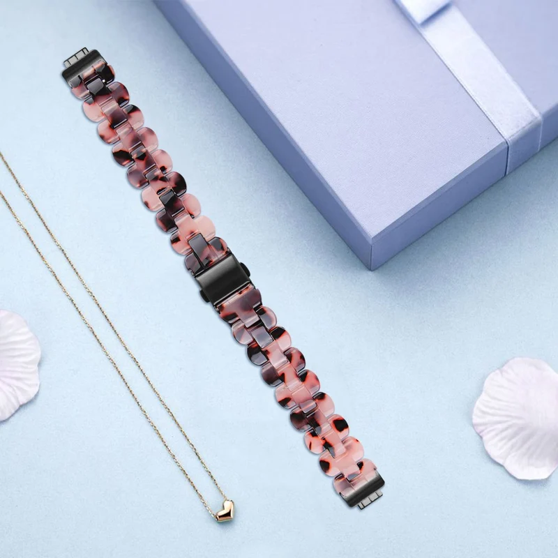 Fitbit Inspire 3 oval resin style stainless steel strap