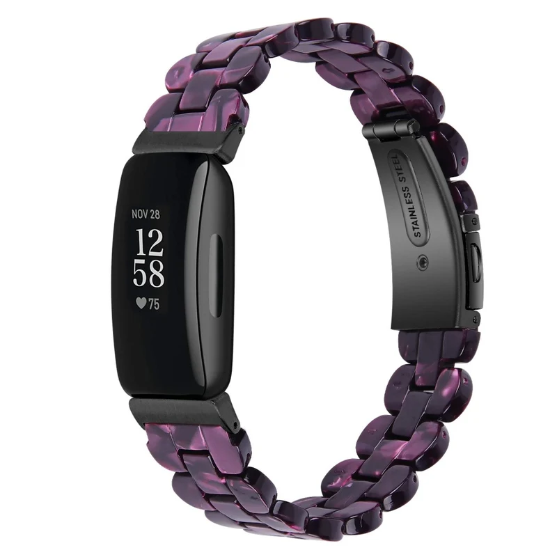 Fitbit Inspire 3 oval resin style stainless steel strap