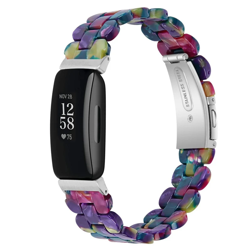 Fitbit Inspire 3 oval resin style stainless steel strap