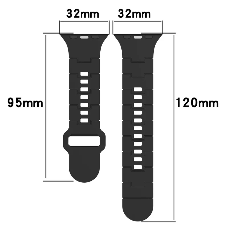 Silicone strap for Apple Watch Series 8 (41mm)
