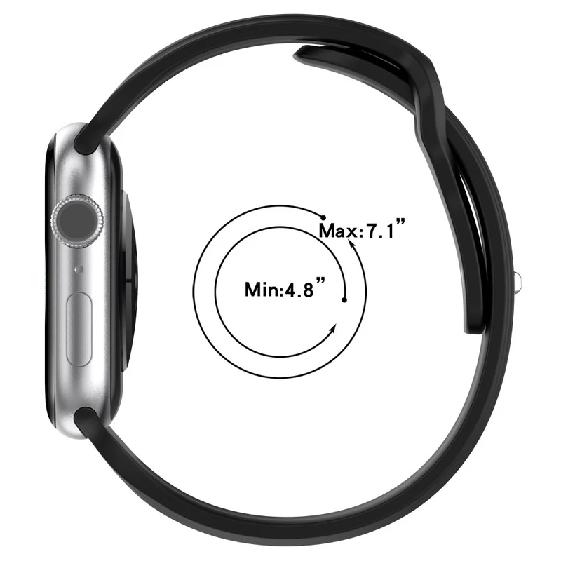 Silicone strap for Apple Watch Series 8 (41mm)