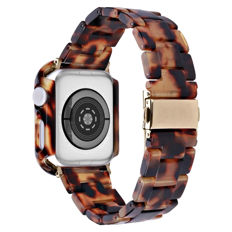 Apple Watch Series 8 (45mm) resin style strap with cover - Rainbow