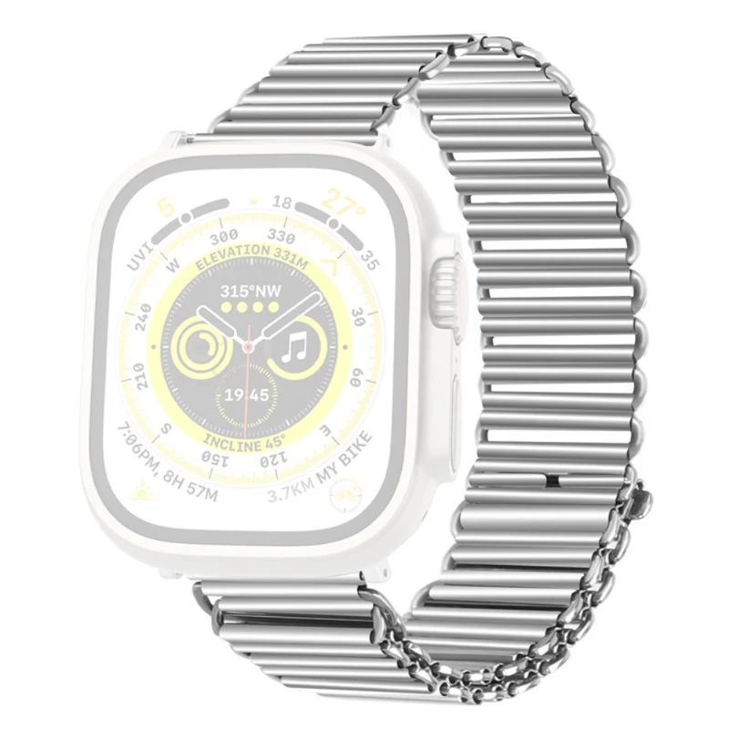 Apple Watch Series 8 (42mm) stainless steel hollow chain style strap
