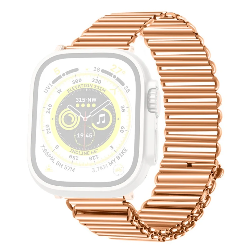 Apple Watch Series 8 (45mm) / Watch Ultra stainless steel hollow chain style strap