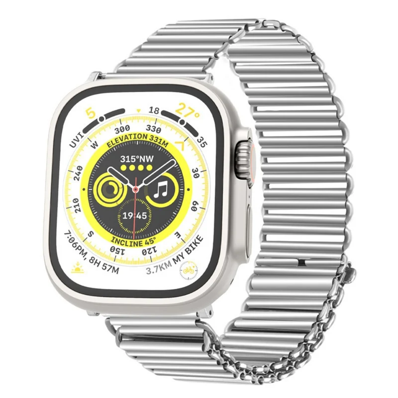 Apple Watch Series 8 (45mm) / Watch Ultra stainless steel hollow chain style strap