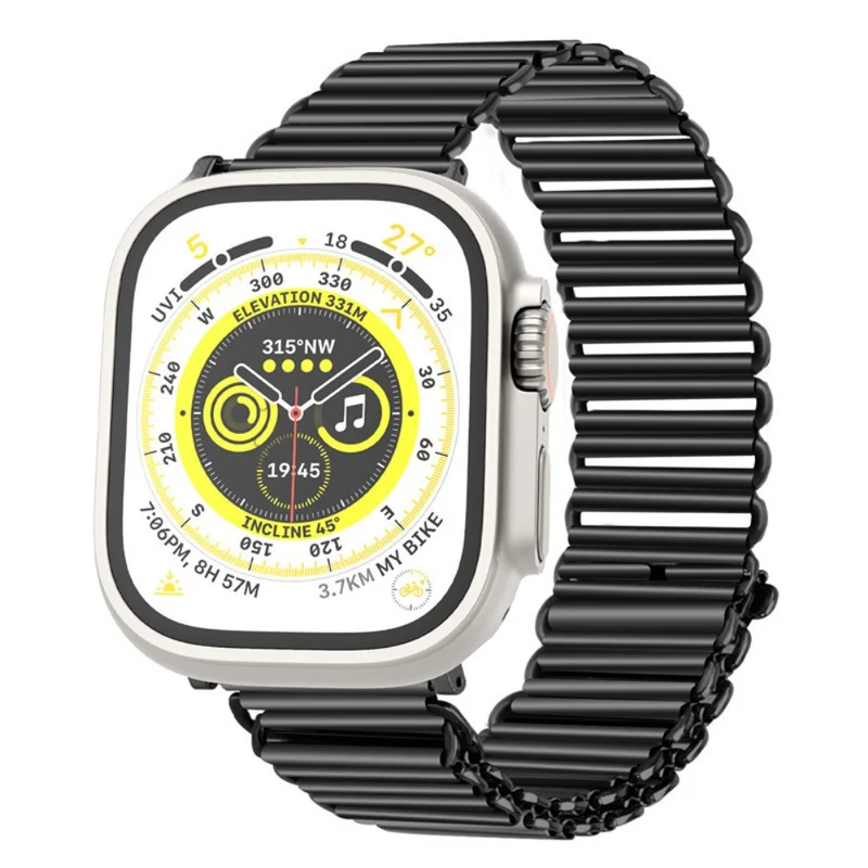 Apple Watch Series 8 (45mm) / Watch Ultra stainless steel hollow chain style strap