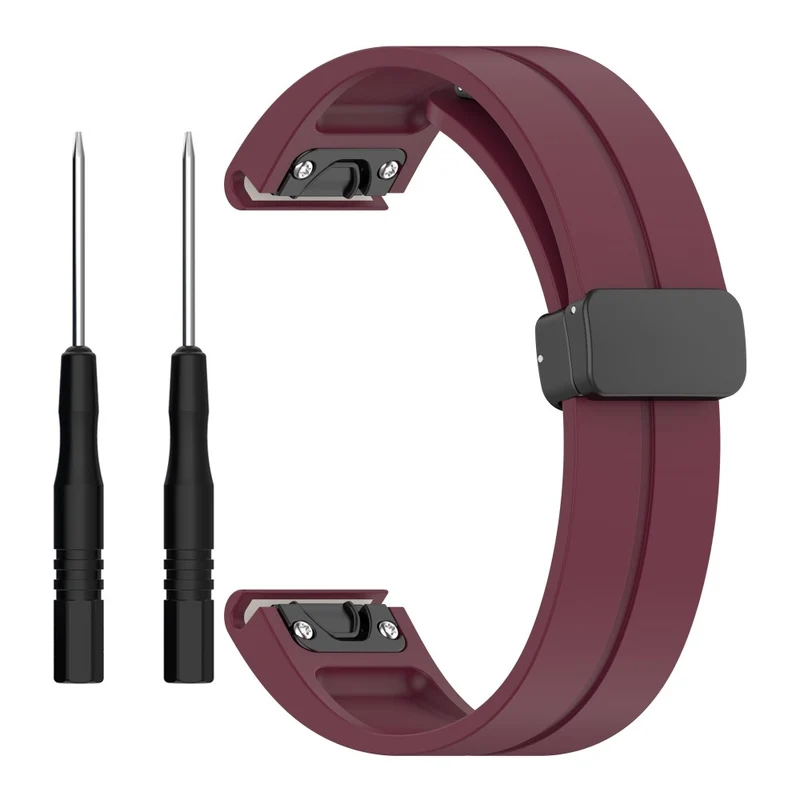 20mm silicone strap with tool for Garmin Fenix 7S / Quatix 3 / Descent MK2