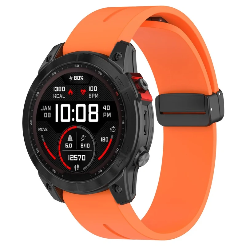 20mm silicone strap with tool for Garmin Fenix 7S / Quatix 3 / Descent MK2