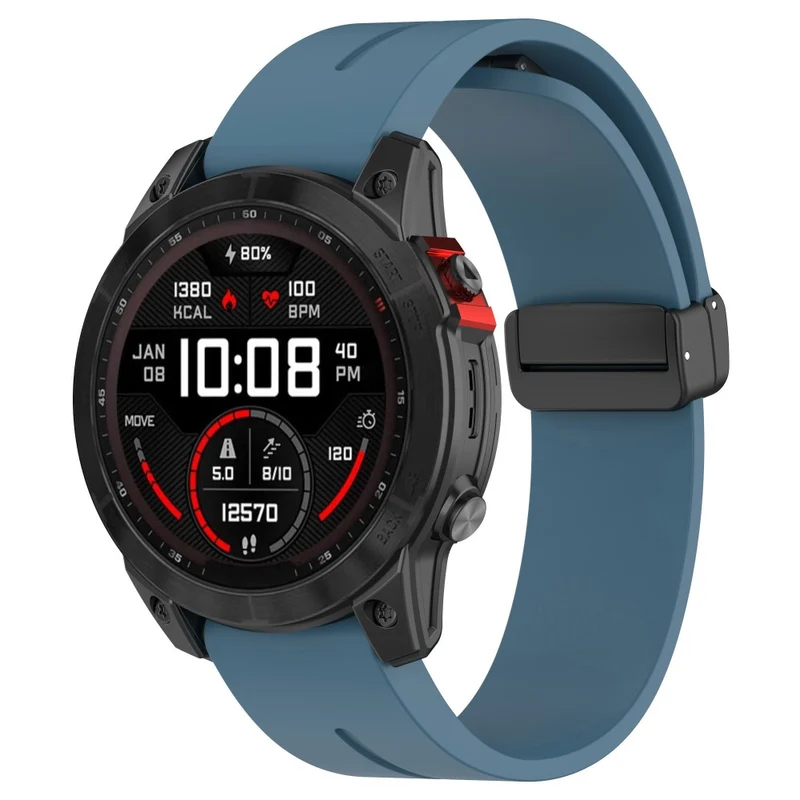 22mm silicone strap with tool for Garmin Watch
