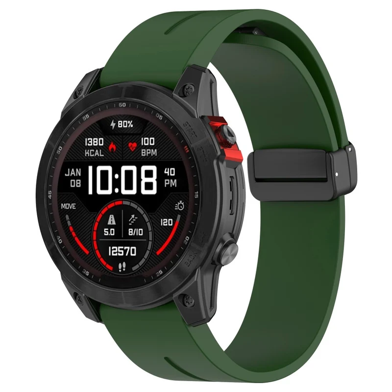 22mm silicone strap with tool for Garmin Watch