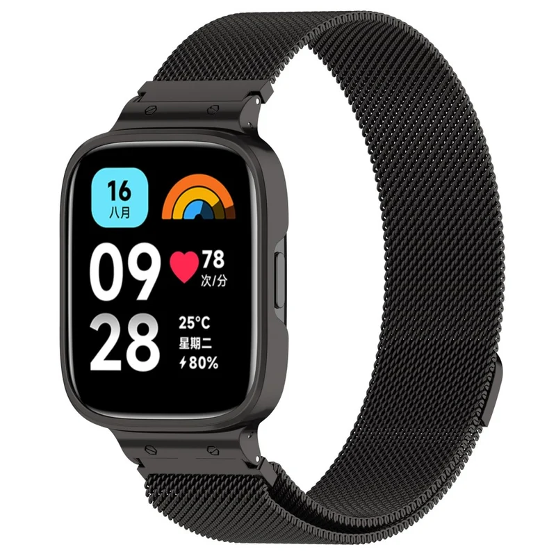 Milanese stainless steel strap for Xiaomi Redmi Watch 3 Active / Lite 3