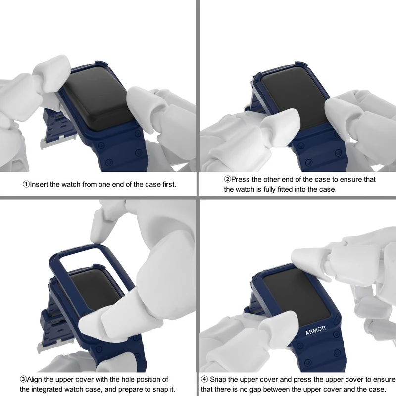 Huawei Band 8 / 7 / 6 strap with protective cover