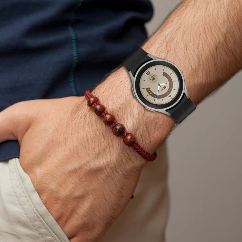 20mm silicone groove strap for Samsung Galaxy Watch 6 / 5 / 4 / 3 (41mm)