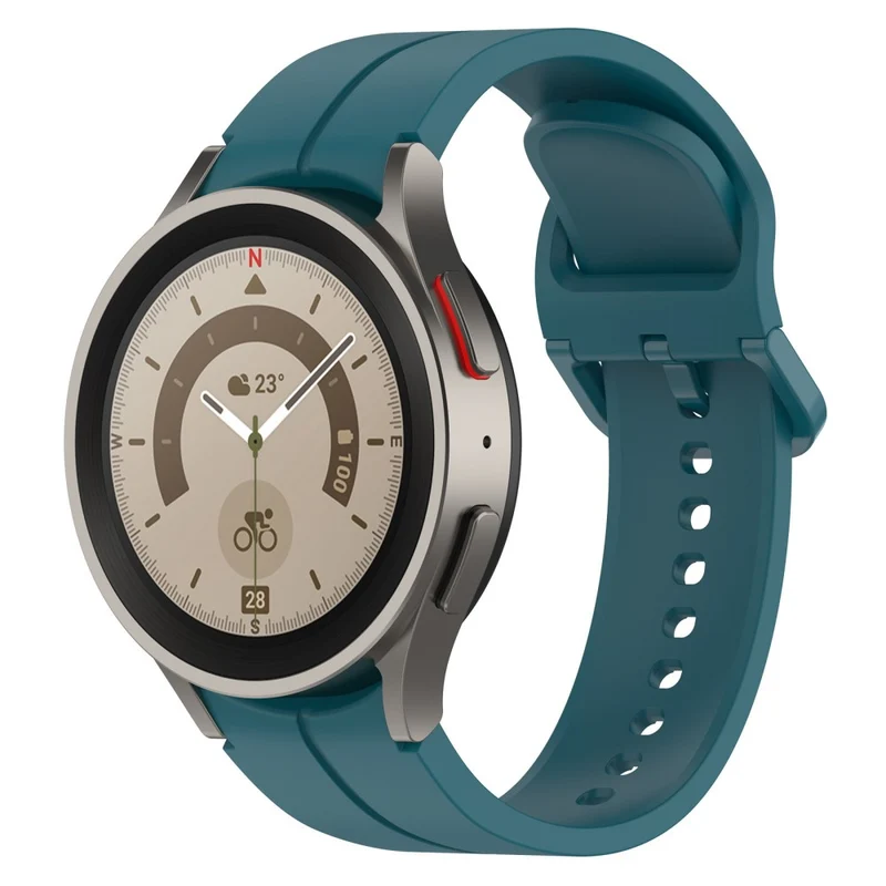 20mm silicone groove strap for Samsung Galaxy Watch 6 / 5 / 4 / 3 (41mm)