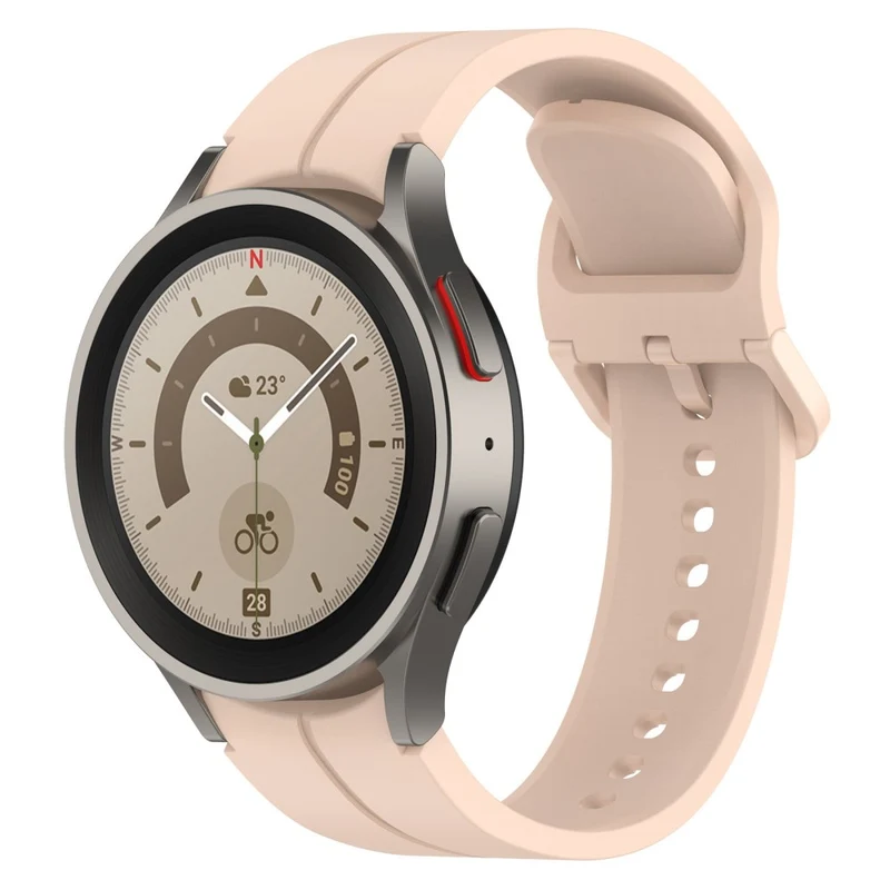 20mm silicone groove strap for Samsung Galaxy Watch 6 / 5 / 4 / 3 (41mm)