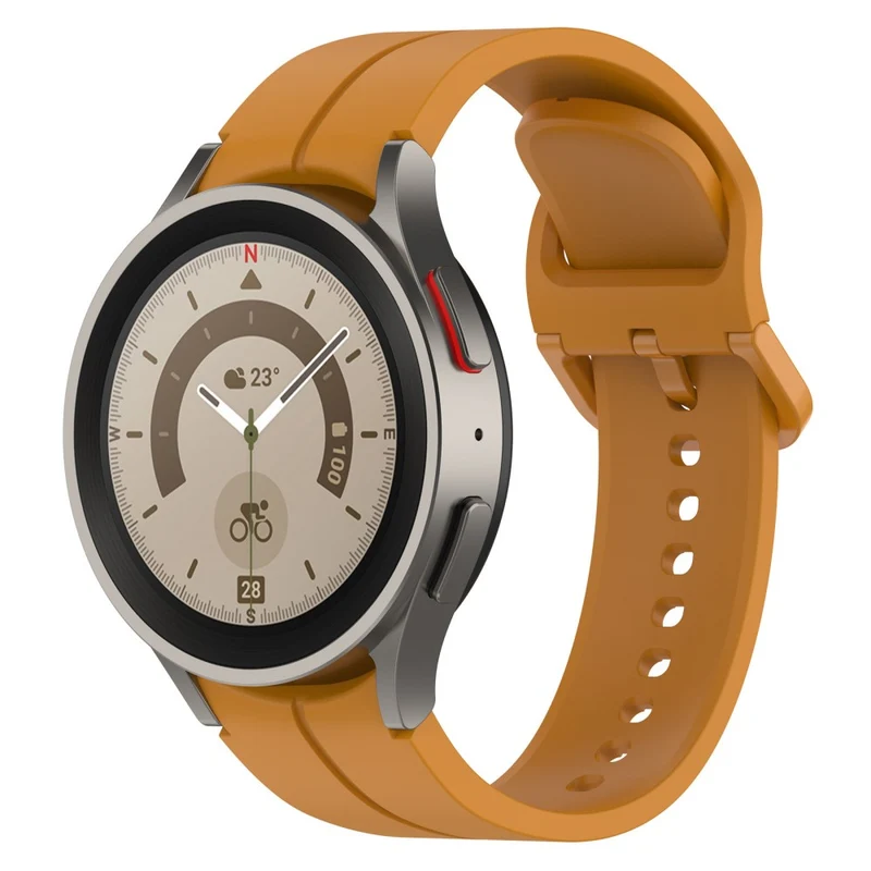 20mm silicone groove strap for Samsung Galaxy Watch 6 / 5 / 4 / 3 (41mm)