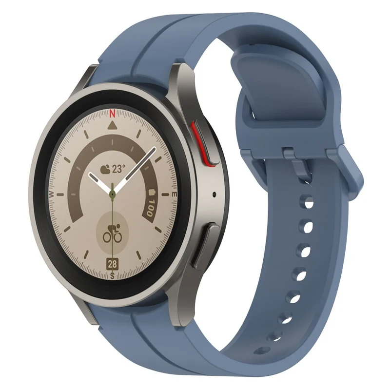 20mm silicone groove strap for Samsung Galaxy Watch 6 / 5 / 4 / 3 (41mm)