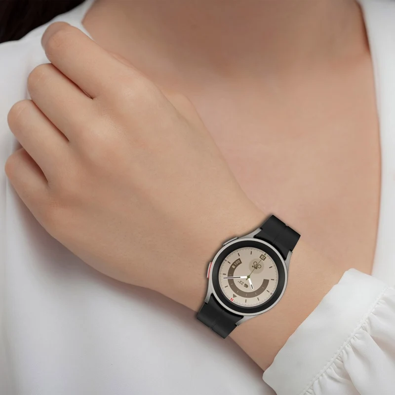 20mm silicone groove strap for Samsung Galaxy Watch 6 / 5 / 4 / 3 (41mm)