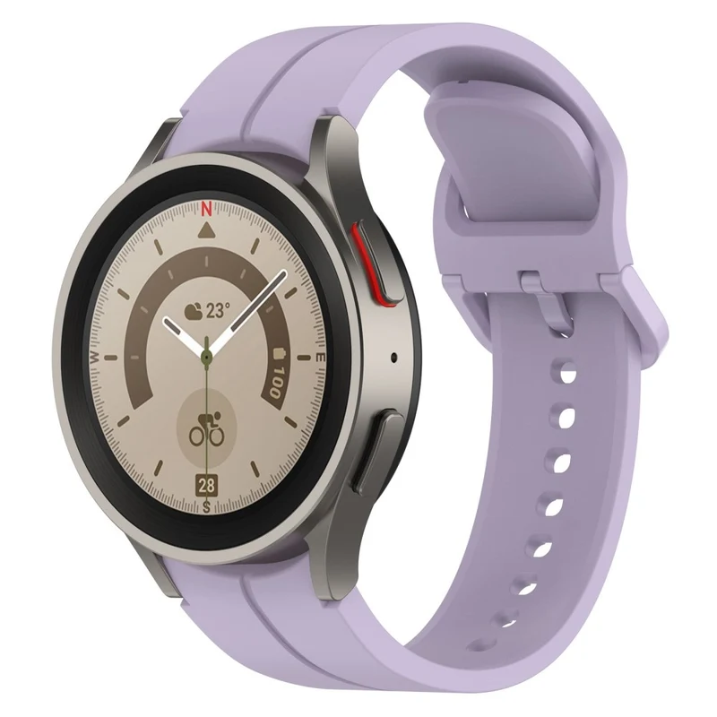 20mm silicone groove strap for Samsung Galaxy Watch 6 / 5 / 4 / 3 (41mm)