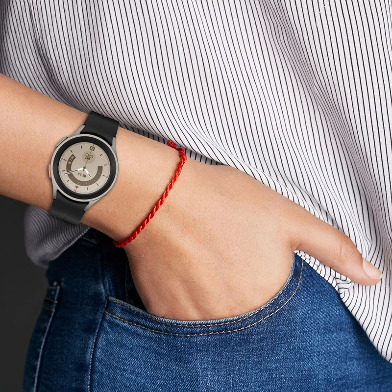 20mm silicone groove strap for Samsung Galaxy Watch 6 / 5 / 4 / 3 (41mm)