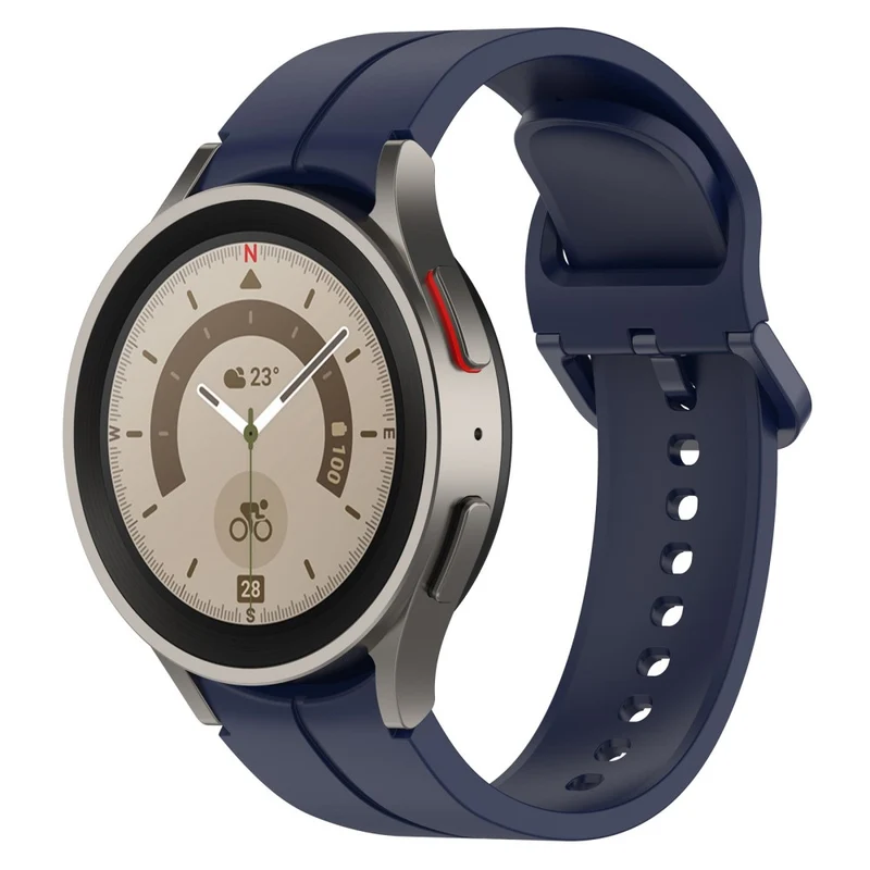 20mm silicone groove strap for Samsung Galaxy Watch 6 / 5 / 4 / 3 (41mm)