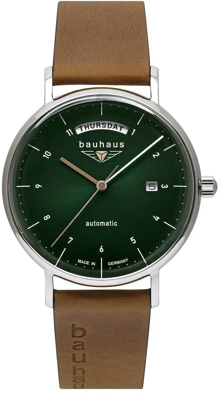 Bauhaus Automatic 2162-4 Herrenuhr • Blau • Made in Germany