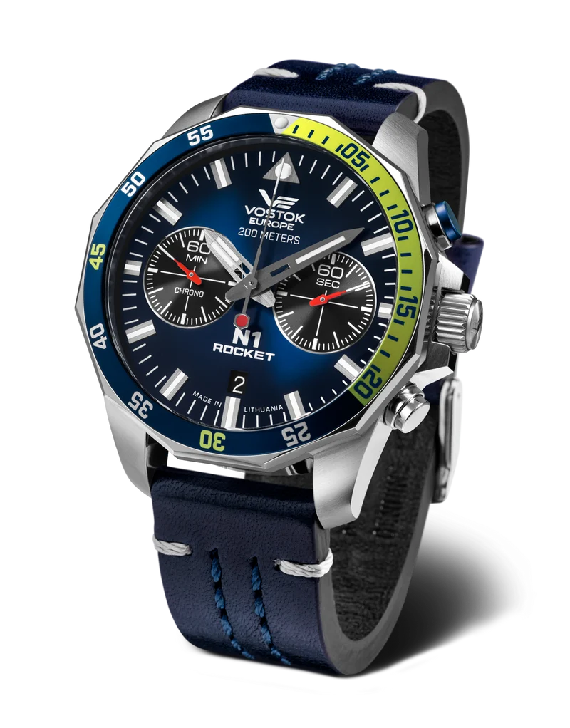 Vostok Europe Rocket N1 6S21-225A708 Herrenuhr • 20 ATM • K1-Sicherheitsglas