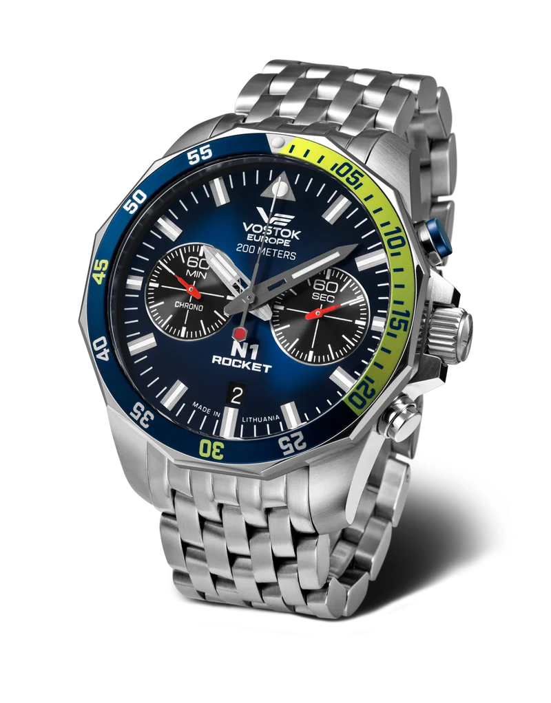 Vostok Europe Rocket N1 6S21-225A708 Herrenuhr • 20 ATM • K1-Sicherheitsglas