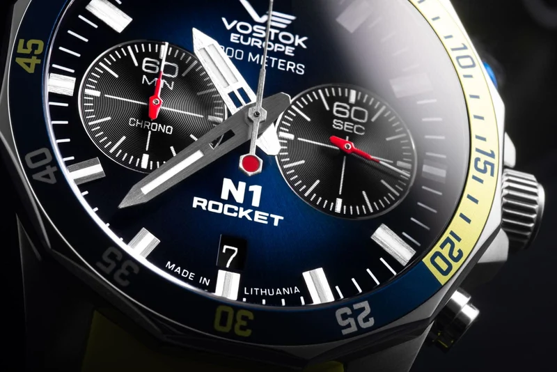 Vostok Europe Rocket N1 6S21-225A708 Herrenuhr • 20 ATM • K1-Sicherheitsglas