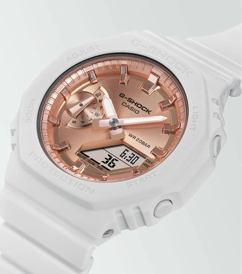 Casio G-Shock GMA-S2100MD-7AER Damenuhr • Extreme Stoßfestigkeit • Elegantes Metallic-Design