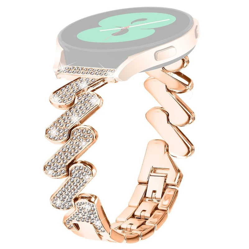 20mm Amazfit Cheetah Square rhinestone metal strap
