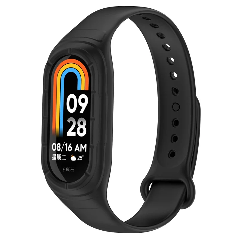 Xiaomi Smart Band 8 silicone strap with integrated cover