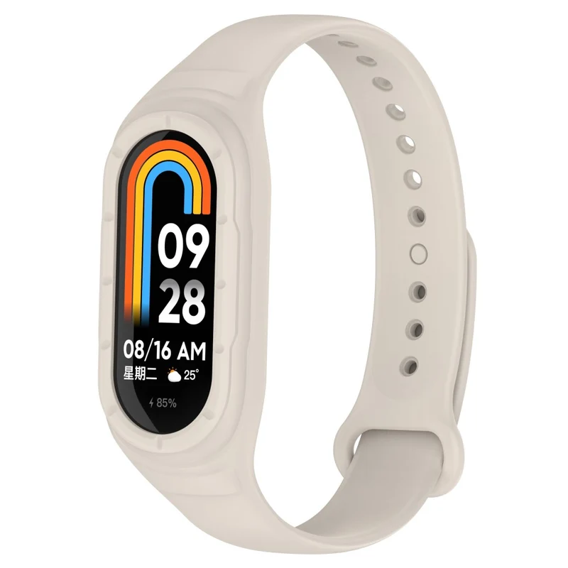 Xiaomi Smart Band 8 silicone strap with integrated cover