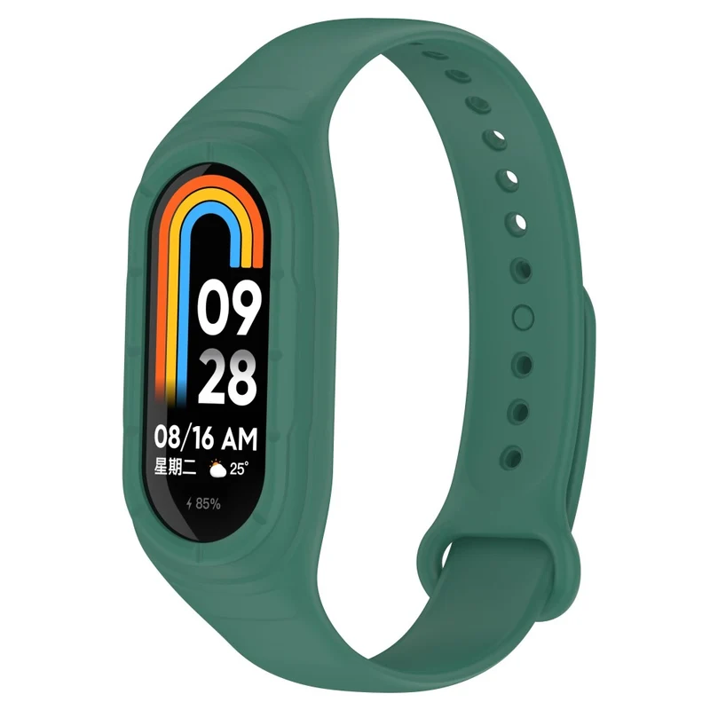 Xiaomi Smart Band 8 silicone strap with integrated cover