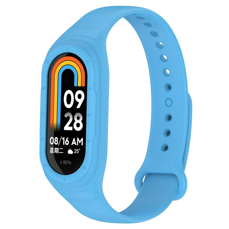 Xiaomi Smart Band 8 silicone strap with integrated cover