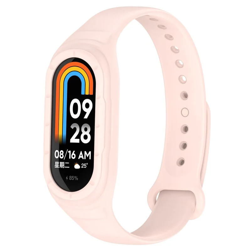 Xiaomi Smart Band 8 silicone strap with integrated cover