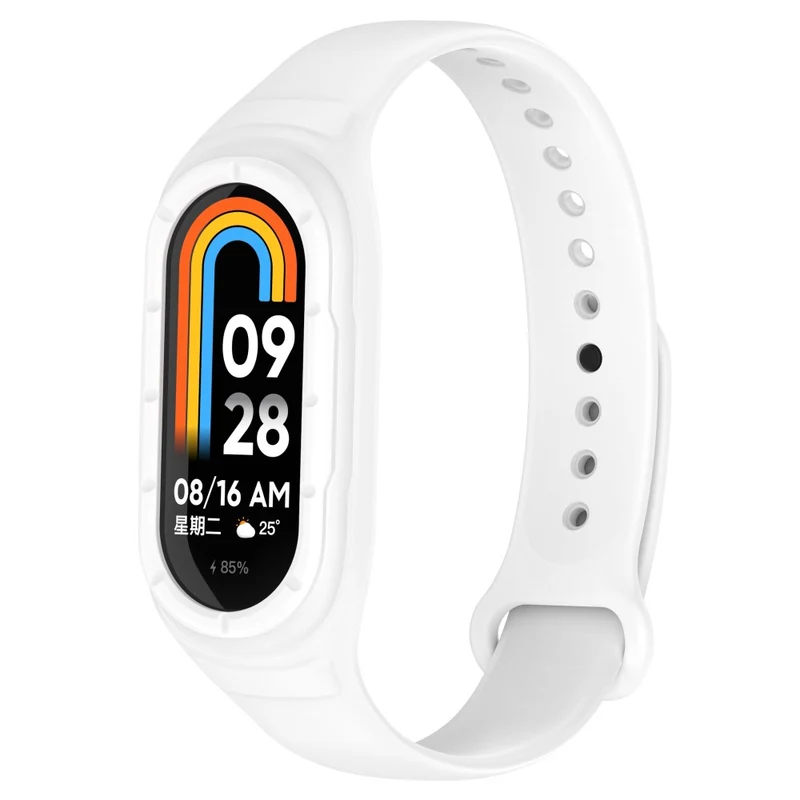 Xiaomi Smart Band 8 silicone strap with integrated cover